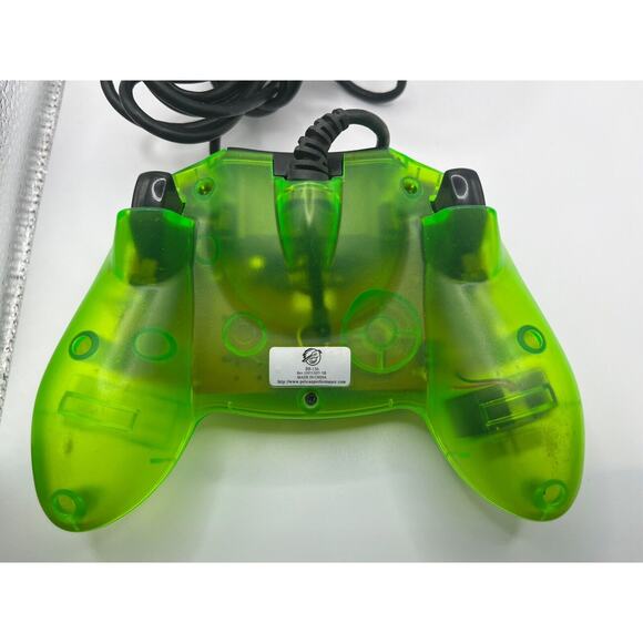 LOT(2) Green Wired Gamestop Controller BB-136 & Blue Pelican PL-2053 For Xbox - Picture 3 of 7